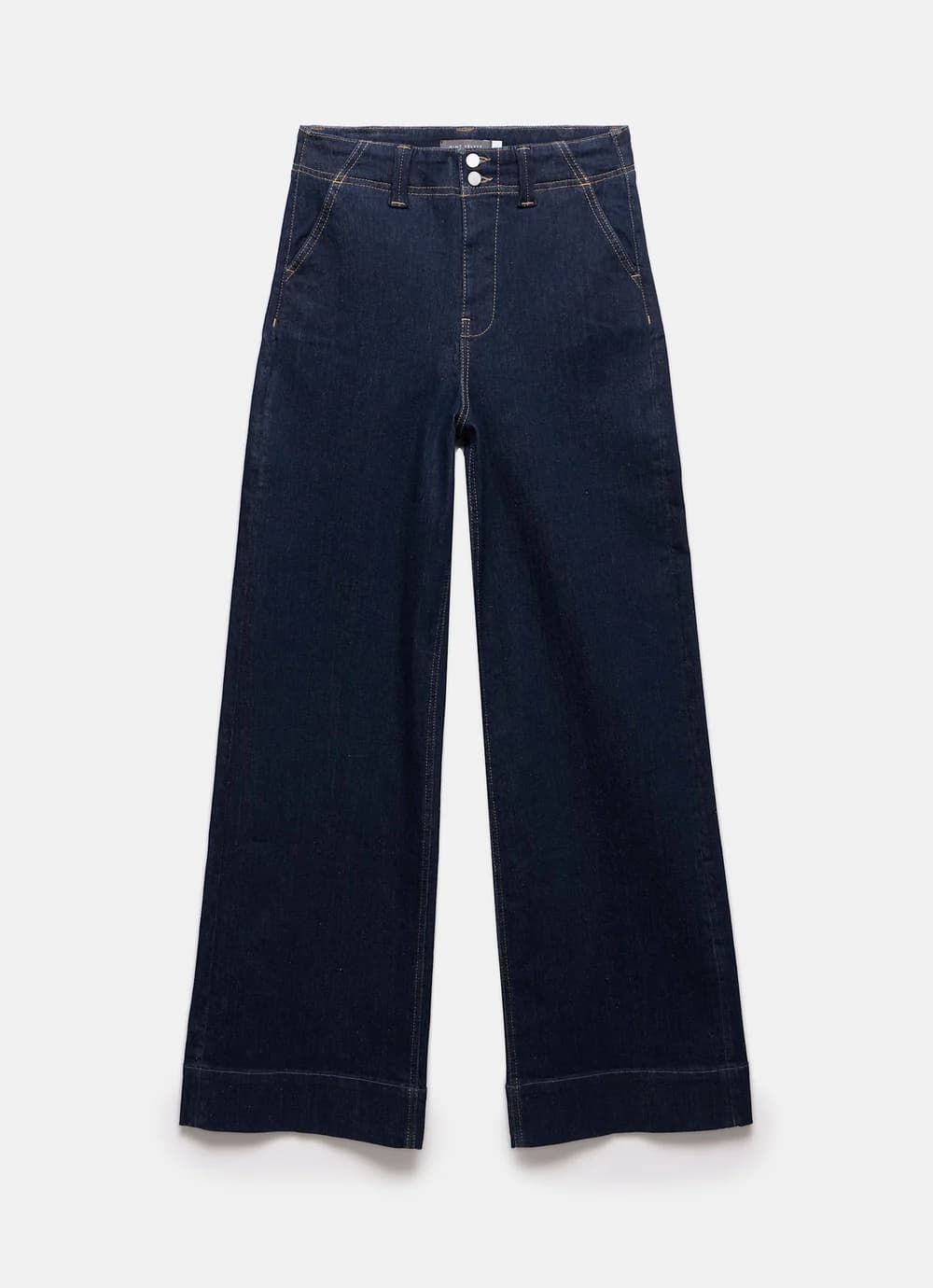 Mint Velvet — Dark Indigo Tailored Wide Jeans
